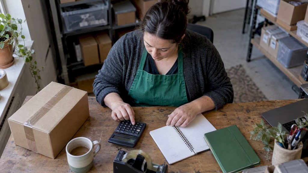 Seller calculating true profit on an ecommerce order